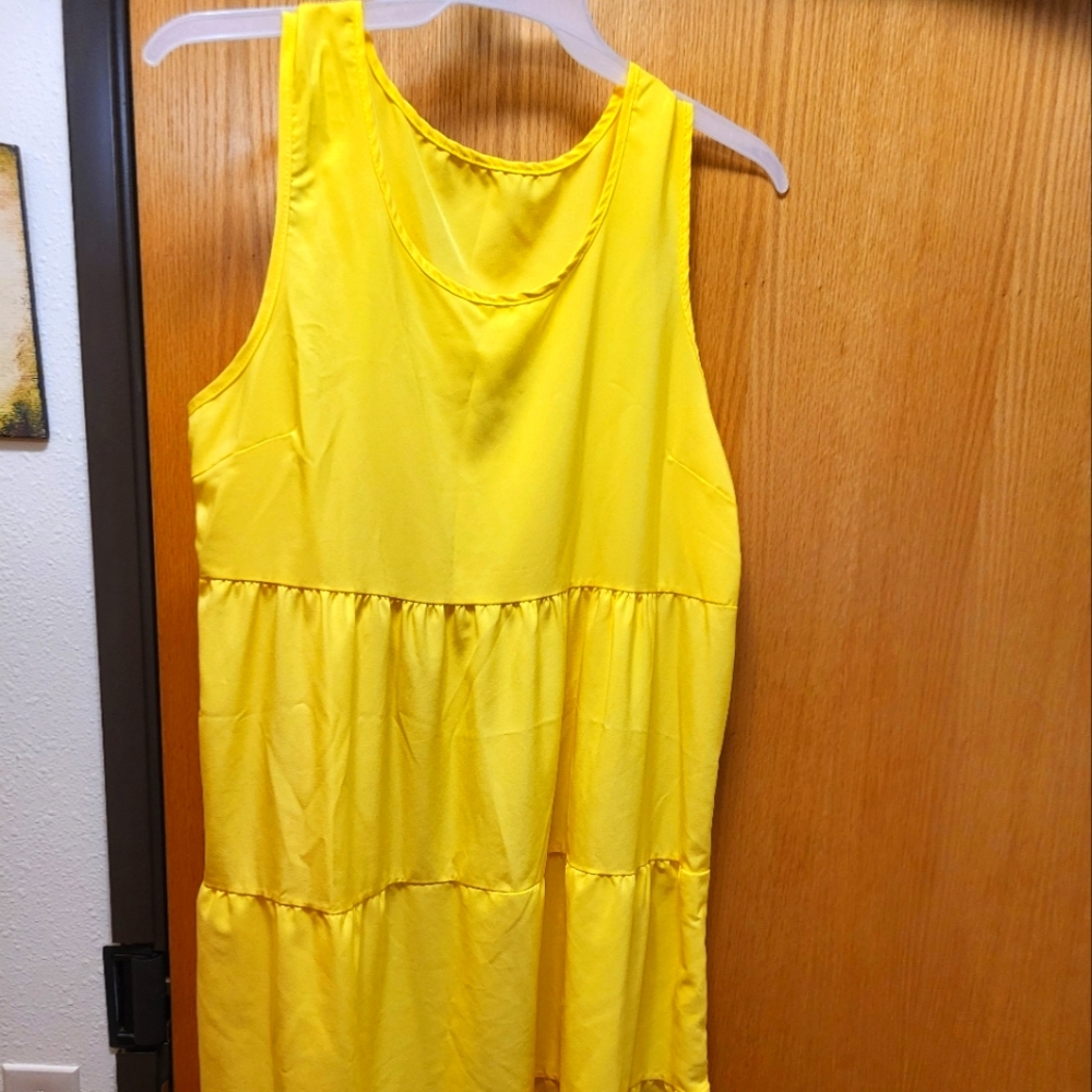 Pretty Yellow  Dress, Size 3x